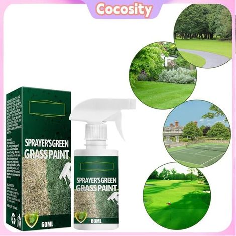 Cocosity Agent de verdissement du gazon Agent de verdissement de l'herbe du jardin, 60ml, Spray pour jardin Couleur des photos (1/5)