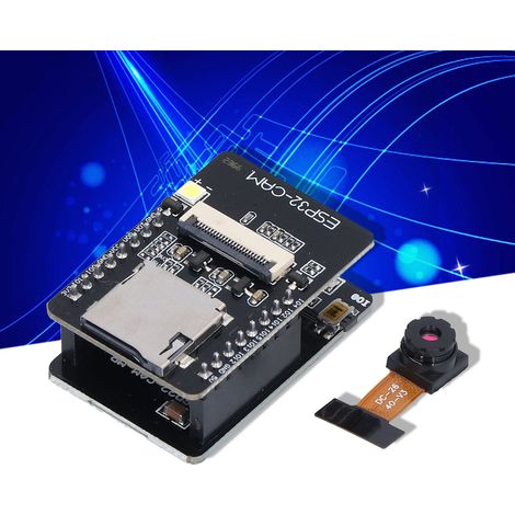 ESP32CAM Carte de Développement WiFi Bluetooth avec Module Caméra OV2640 OV7670 pour Projets IoT (1/5)