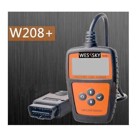 W280+ Lector Código Westsky OBD2 Tester Diagnóstico Motos y Coches (1/4)