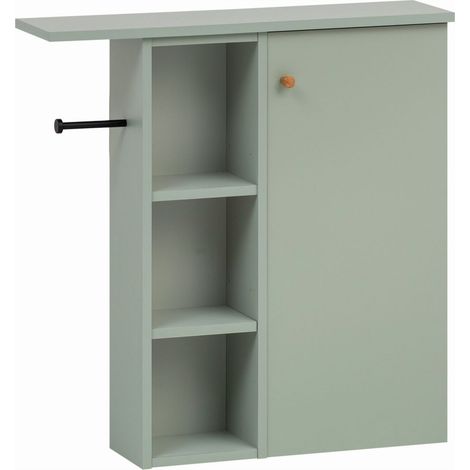 Midischrank BELFORT-80 in grün (1/4)