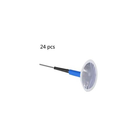 24 pièces voiture moto universel Tubeless pneu crevaison réparation champignon Plug Patch gomme (1) (1/5)