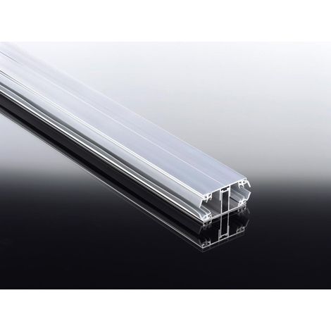 Alu-Verbindungsprofil 2-tlg. pressblank 3000 mm m. Dichtung