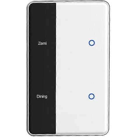 TUYA Zigbee DIY Namensschalter 2-fach Smart Touchscreen-Schalter-2-fach