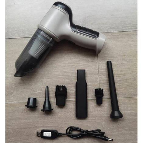 Handstaubsauger, 3-in-1-Mini-Handstaubsauger, 9000 Pa, 120 W, 4000 mAh, leistungsstarker kabelloser Handstaubsauger, USB-Schnellladung, Auto-Staubsauger zum Reinigen von Tierhaaren im Auto und Zuhause