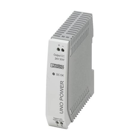 Alimentation rail DIN Phoenix Contact UNO-PS/1AC/24DC/30W 24 V/DC 1.25 A 30 W 1 x W84102 (1/2)