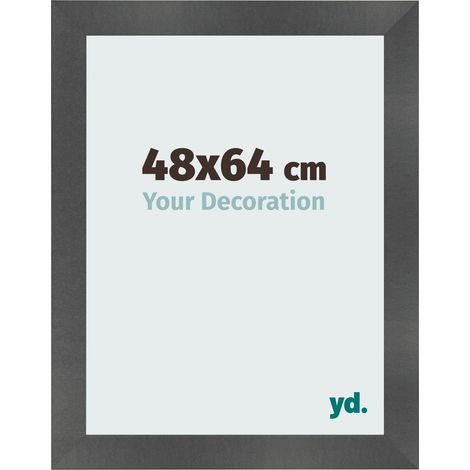 yd. - Cadre photo 48x64 - Noir Mat - MDF - Pisa (1/5)
