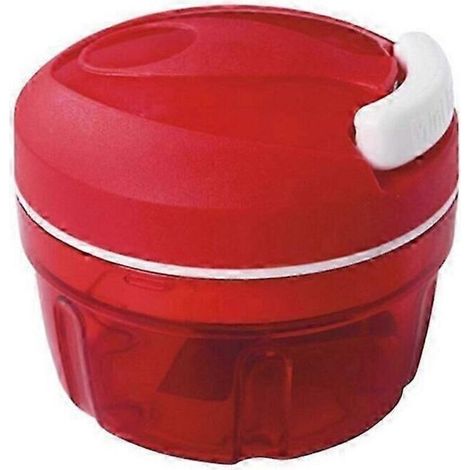 Tupperware Chef Turbo-Chef (rouge), compatible avec le coupe-oignons D158 et le coupe-oignons Speedy Boy (nouveauté 2025). (1/5)