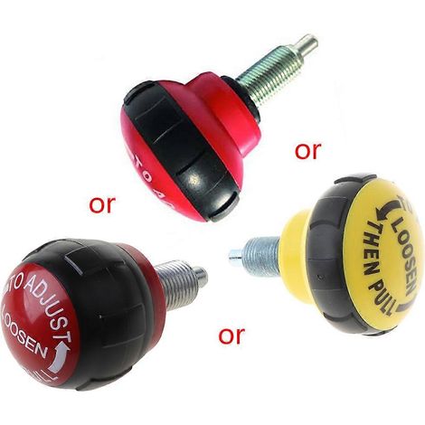 Goupille de sécurité rétractable robuste en forme de boule avec verrouillage à ressort, accessoire de fitness pour vélos d'intérieur et vélos de spinning (1/5)