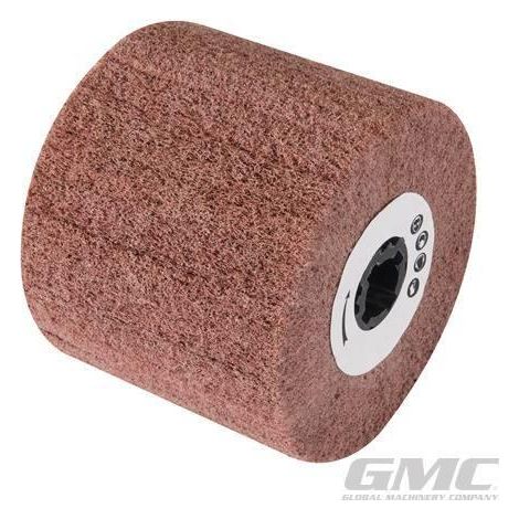 Rotolo Tamburo aletta ossido di alluminio in combinazione con nylon a rete GMC-Tamburo di rete in nylon 100 x 115 mm, grana 180