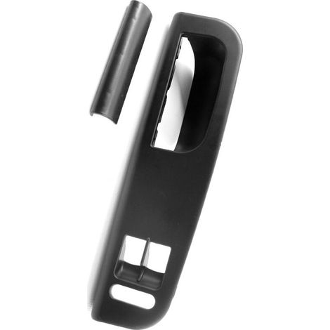 Poignee De Porte De Voiture Panneau De Couverture Interieure Poignee Avant Gauche Bande Laterale Decorative De Remplacement Pour Vw Golf Iv Bora Passat 1998-2005, Noir (1/5)
