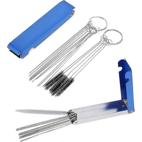 Kit de nettoyage de gicleurs de carburateur pour quad, compatible avec les motos et les scooters, avec fil d'acier résistant. (1/5)