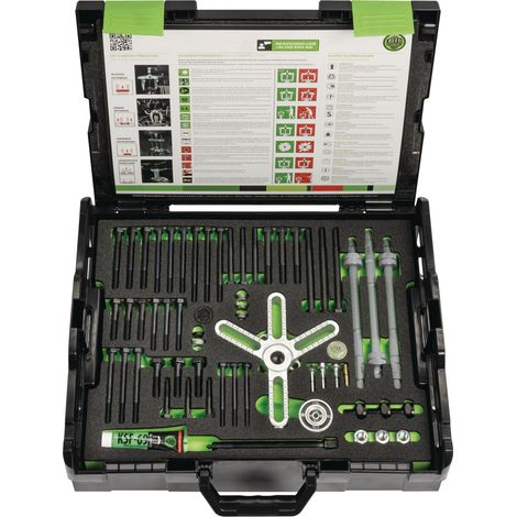 Set di estrattori per perni laterali K-68, lunghezza di tensione 58-150 mm, capacità di trazione 5 t