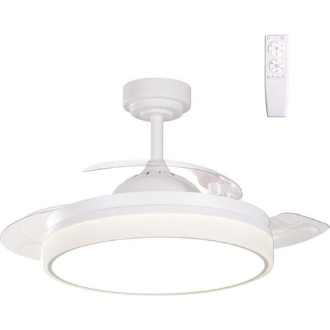 Ventilateur LED Vera Mini 35W à pales rétractables (1/5)