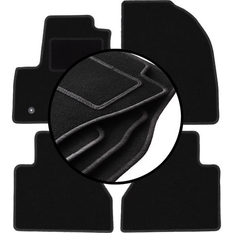 Jeu de tapis de sol en velours pour : Ford Tourneo Connect Kombivan (2013-2017)