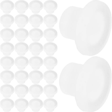 Ipetboom Lot de 100 capuchons vis en silicone transparent (1/5)