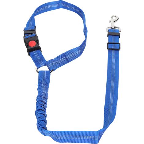 Appui-tête réglable pour animaux de compagnie, ceinture de sécurité réfléchissante en Nylon pour chien, sangle de sécurité pour CarBlue (1/5)