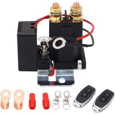 12V 500A Wasserdichtes Schaltrelais – Inklusive Fernbedienung – Material: ABS und Messing – Hohe Leitfähigkeit