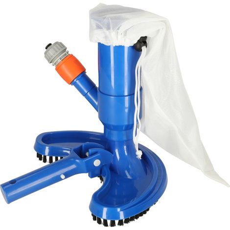 Tête d'aspirateur de piscine, nettoyeur de fond avec sac réutilisable, 26 cm, pour le nettoyage de piscine (1/5)