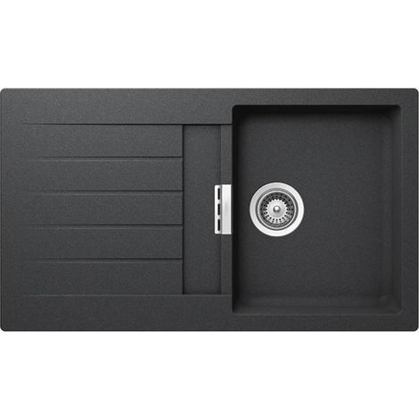 Schock Einbauspüle Cristalite Primus D-100 A GON Onyx  Exzenterbedienung (1/4)