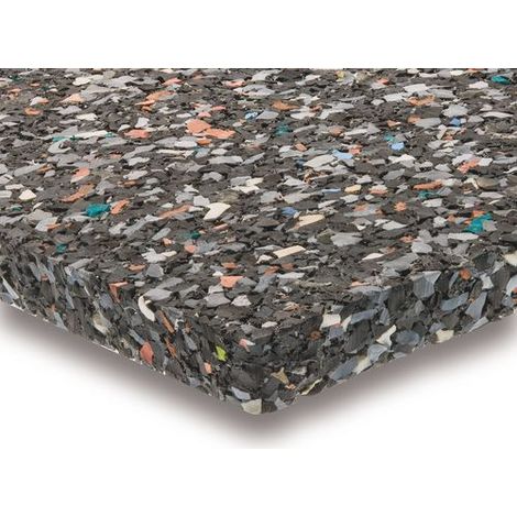 Tappeto gomma antiscivolo Antivibrazioni Antirumore per lavatrice e asciugatrice, tagliabile - Misura: 60 x 60 x 0,8 cm (1/5)