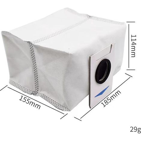 Set mit 4 Ersatzstaubbeuteln, kompatibel mit dem ECOVACS DEEBOT X1 Omni/X1 Turbo/X1 Plus-AquaForge Saugroboter (1/5)