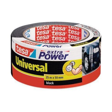 TESA 56388-00001-07 EXTRA POWER UNIVERSAL RUBAN ADHÉSIF NOIR 04612-00001-00