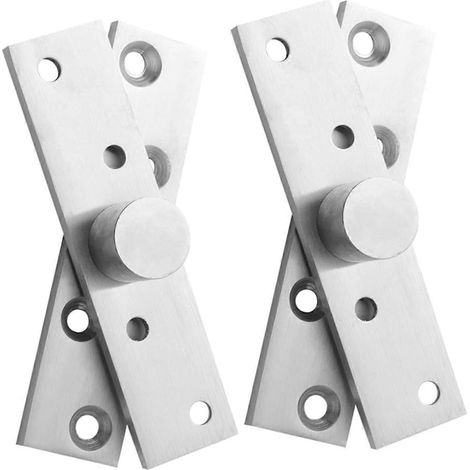 NUOBESTY Lot de 2 charnières pivotantes de porte en acier robuste, rotation fluide (1/5)