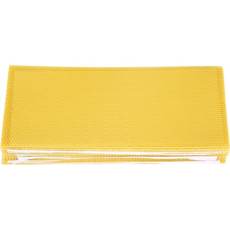 Fondation en Cire d'Abeille en Nid d'Abelle - Feuilles de Cire Gaufrée pour Apiculture