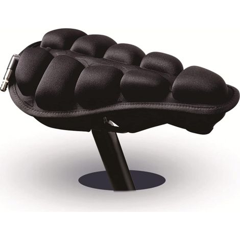 Housse de siège de vélo super douce, gonflable et isolée en 3D - Siège de remplacement en mousse de silicone épaisse - Convient à tous les types de vélos (noir) H793 (1/5)