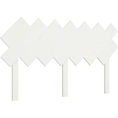 Cabecero accesorio para dormir mueble dormitorio 141 x 3 x 80,5 cm madera de pino blanco TDL0203892