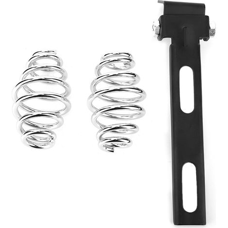 Ensemble de ressorts et supports de selle de moto en acier inoxydable, compatible avec les modèles Bobber. (1/5)