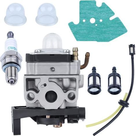 Carburateur pour Moteur Débroussailleuse pour Honda GX25 GX35 GX 25 35 HHT35 HHT35S FG100 avec Tuyau Joint Bougie d'Allumage Kit pour Filtre à Essence Remplacement Accessoires (1/5)