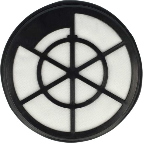vhbw Replacement Filter compatible with Silvercrest SBZBK 850 A1, HG07375 Vacuum Cleaner - Exhaust Filter Black White