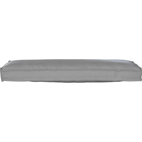 Coussin d'extérieur，Coussin pour banc de palette Gris 120 x 40 x 8 cm Tissu Oxford CFW152187 (1/5)