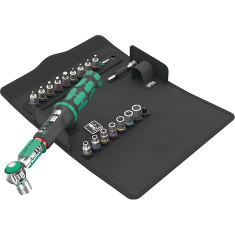 Wera Safe-Torque A 1 SHK Set 1 Drehmomentschlüssel 1/4" Vierkant 2-12 Nm 20-tlg.