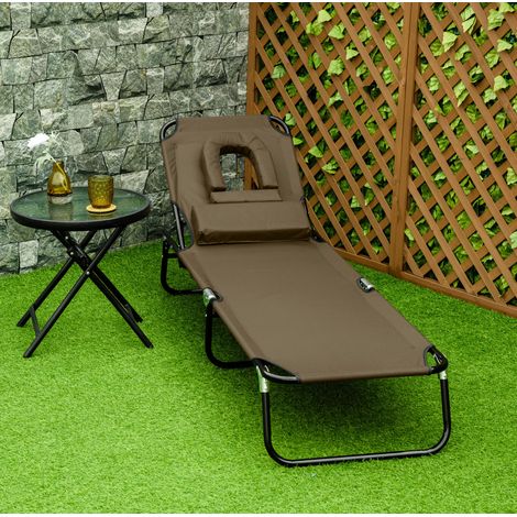 Sitzmöbel Stuhl klappbar Gartenliege 190 x 56 cm OKMYHOME (1/3)