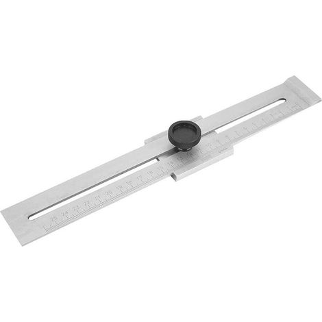 Jauge de Marquage en acier Inoxydable, Industriel de Haute Précision Règle de Ligne de jauge de Marquage Travail du bois pour une variété de Baliser les travaux 0-300MM (1/5)