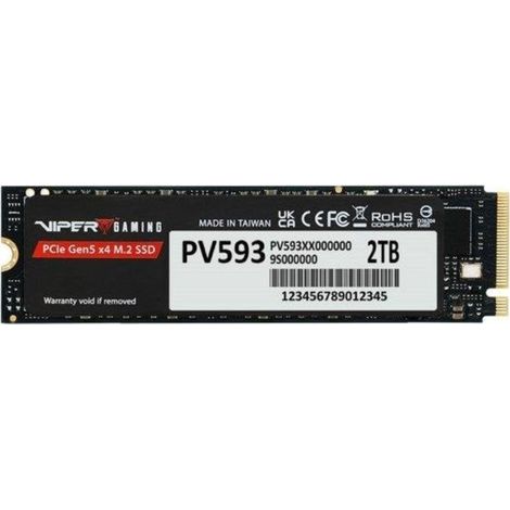 Disco Duro Patriot Viper PV593 2 TB M.2 NVMe PCIe 5.0 14000MB/s Ultra Rendimiento (1/3)