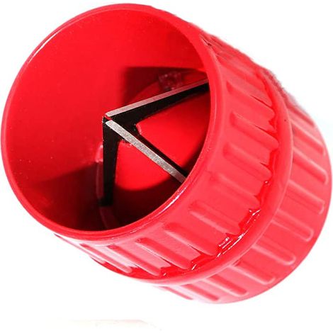 Desbarbador de tubos, herramienta universal para desbarbar tuberías, desbarbador de tubos interior y exterior, escariador de plástico, cortador de tubos, herramientas de plomería, cortadores de desbar (1/4)