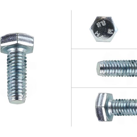 Sechskantschrauben verzinkt M6 x 16 mm - 200 Stück