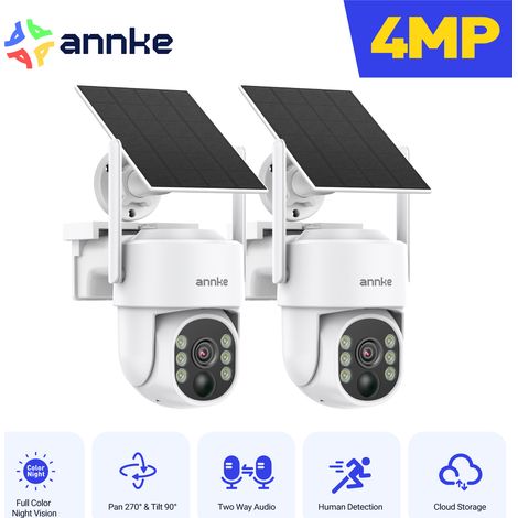 ANNKE 4MP Nigth Vision Smart Network Security Camera with Two-way Audio 2PCS (1/5)