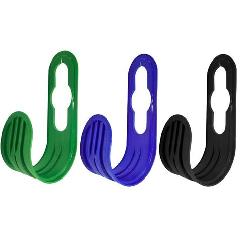 Filiyano-Crochets de rangement pour tuyau d'arrosage - Accessoires de jardin pratiques pour ranger et suspendre proprement les tuyaux - Bleu, vert (1/4)