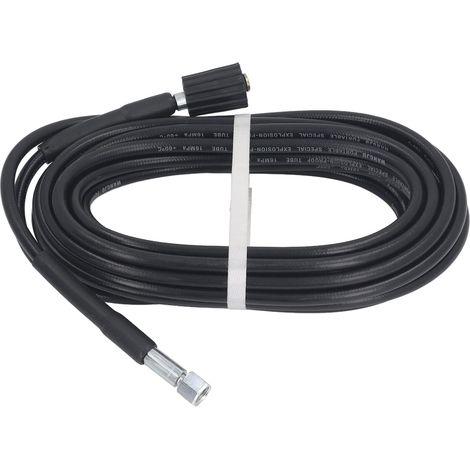 Tuyau flexible antidéflagrant pour nettoyeur haute pression, en caoutchouc PVC durable, longueur 10 m, M22 x 1,5 mm, 14 mm, pour nettoyage de voiture et arrosage de jardin (Type de bord concave)