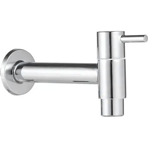 Wandarmatur, Einbauarmatur, verchromte Messingarmatur, für Badezimmer oder Garten (1/5)