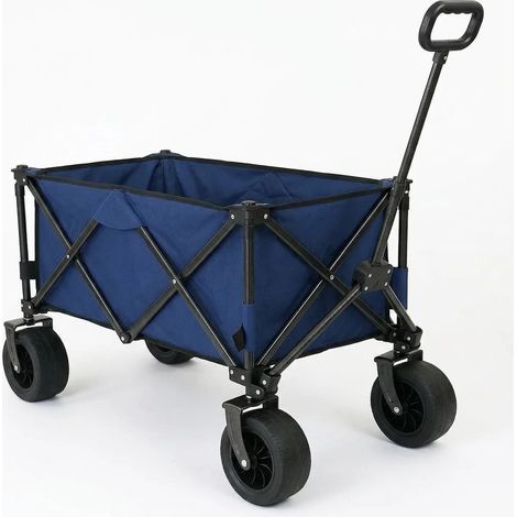 Carrello Outdoor Pieghevole Telescopico 80Kg con Ruote 360°
