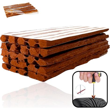 Jiajia AI, Meche Pneu Anti Crevaison Kit Reparation Voiture Outils, 25 pièces pour jardin, terrasse et extérie (1/5)
