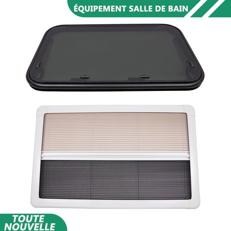 WAOBDLA 9055cm rectangulaire RV fenêtre alliage d'aluminium RV pousser la fenêtre (1/5)