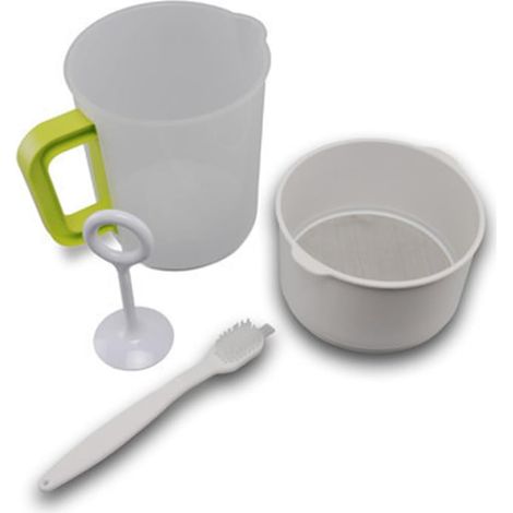 5 Liter Sojamilchsieb Multifunktionsfilter Messbecher und