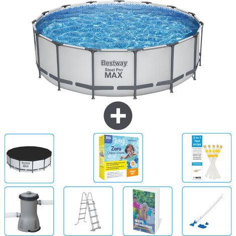 Bestway Steel Pro MAX Rund - 488x122 cm - 8-teilig S544