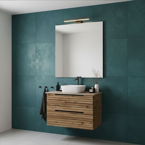 Kibath Mueble+lavabo+espejo+LED KEN 60x45 desierto 2c sobre enc. (1/5)